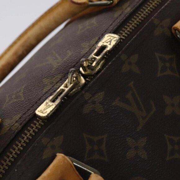 LOUIS VUITTON Monogram Keepall 60 Boston Bag M41422 LV Auth BD700 - Picture 10 of 16